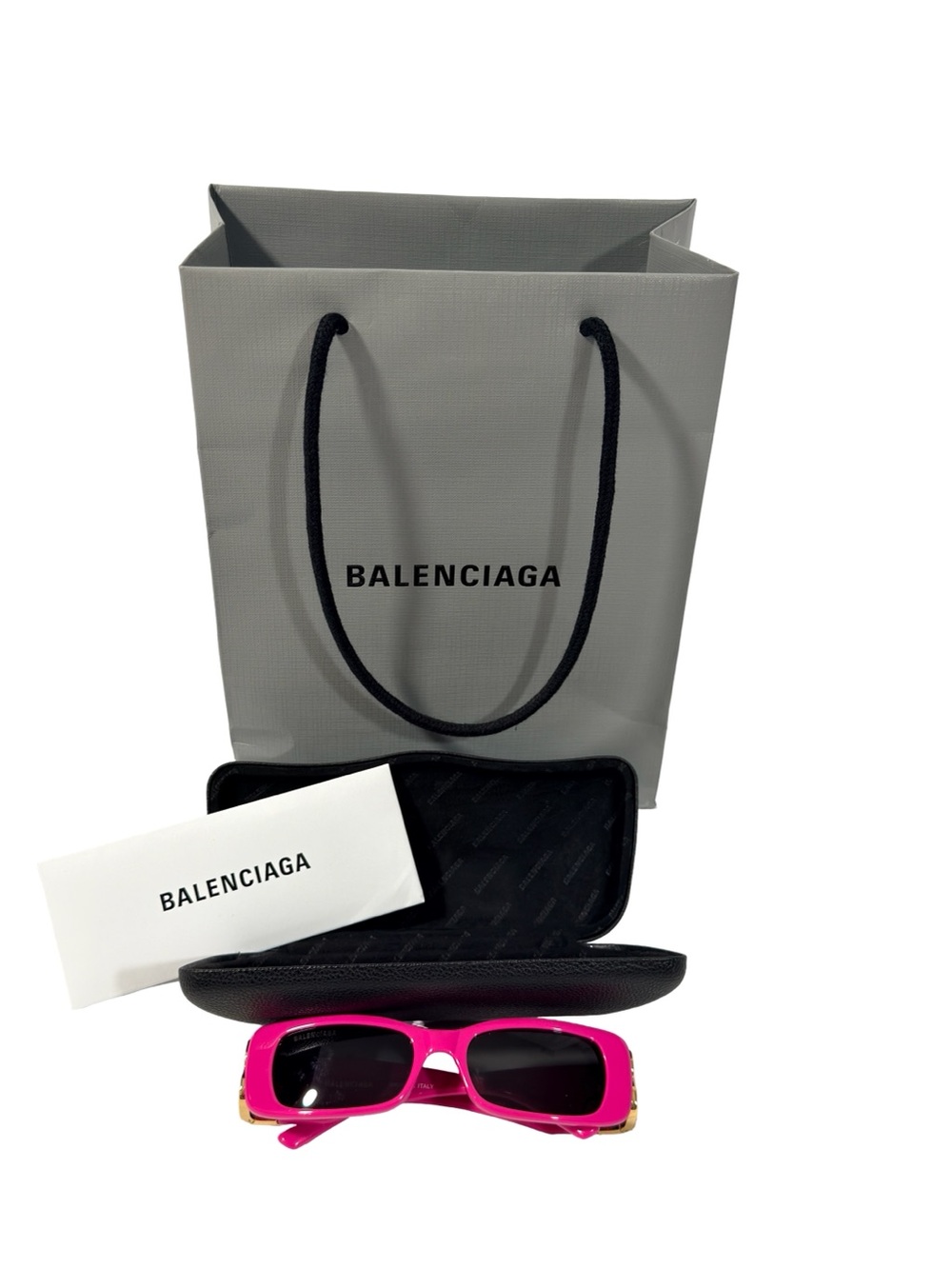 BALENCIAGA BB0096S HOT PINK SUNGLASSES 💗✨